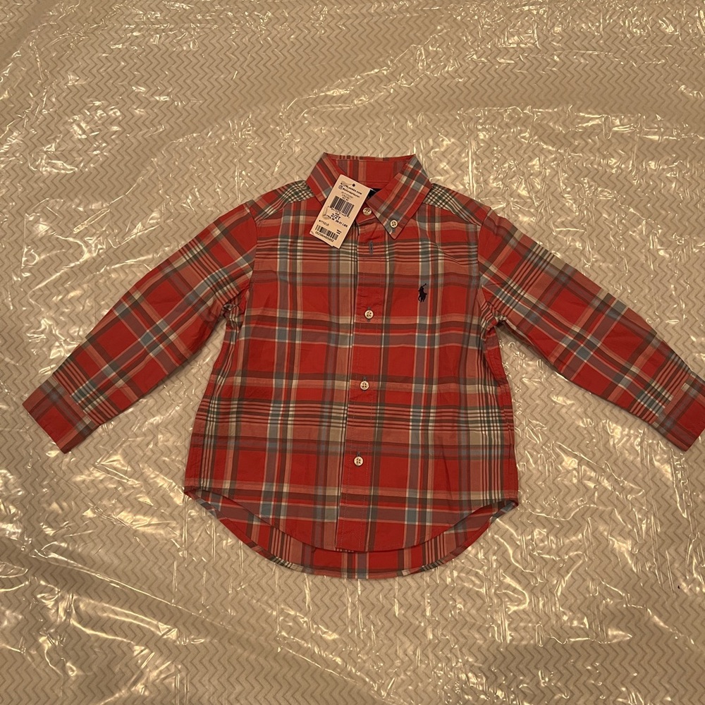 Ralph Lauren plaid shirt 2T